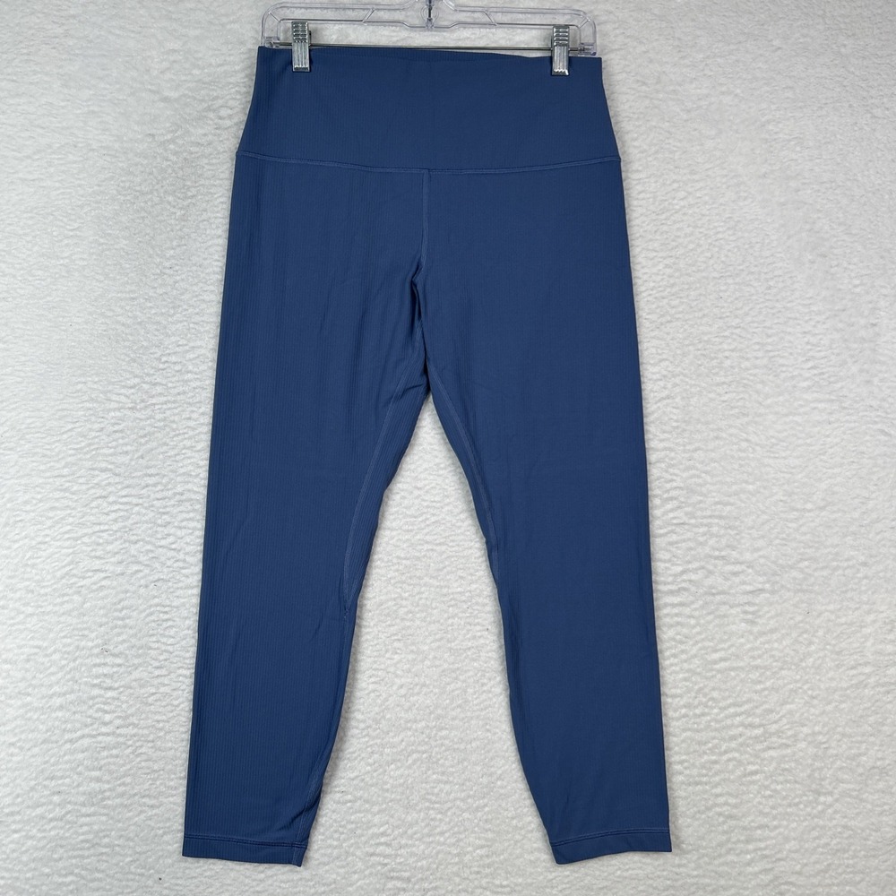 Lululemon Pants Women 12 Align Ribbed HR 25"‎ Athleisure Sportswear Training Gym